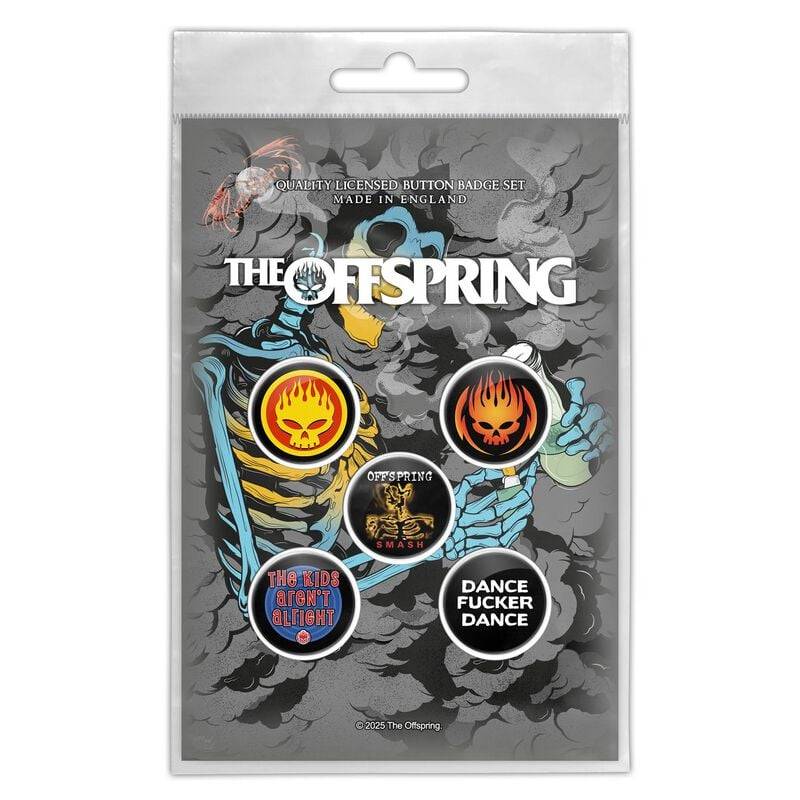 The Offspring Button - Skeleton Molotov - multicolor  - Lizenziertes Merchandise! von The Offspring