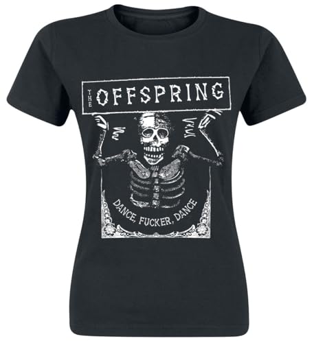 The Offspring Dance Fucker Frauen T-Shirt schwarz XXL 100% Baumwolle Band-Merch, Bands von The Offspring