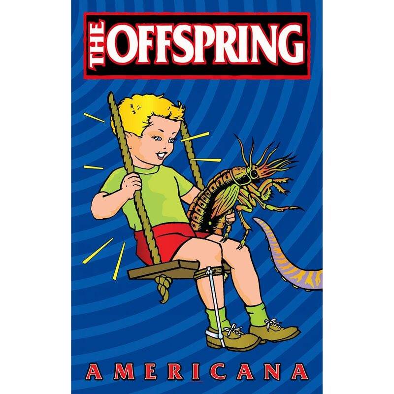 The Offspring Flagge - American - multicolor  - Lizenziertes Merchandise! von The Offspring