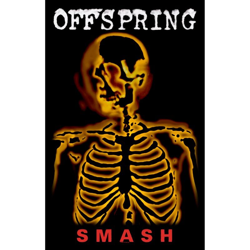 The Offspring Flagge - Smash - schwarz  - Lizenziertes Merchandise! von The Offspring