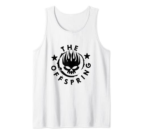 The Offspring Damen Klassisch Star Logo Tank Top Blau S EU 16-16.5 von The Offspring