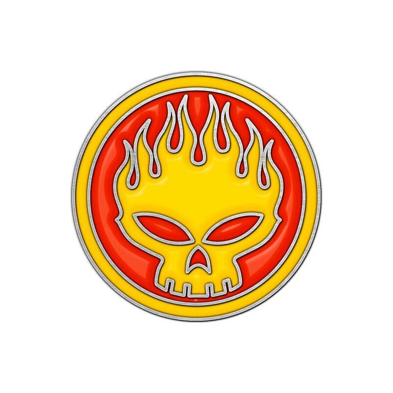 The Offspring Pin - Skull Logo - multicolor  - Lizenziertes Merchandise! von The Offspring