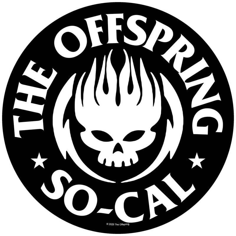 The Offspring SO-CAL Backpatch schwarz von The Offspring