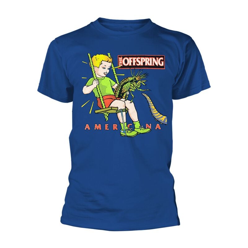 The Offspring T-Shirt - Americana - M bis XXL - für Männer - Größe M - blau  - Lizenziertes Merchandise! von The Offspring