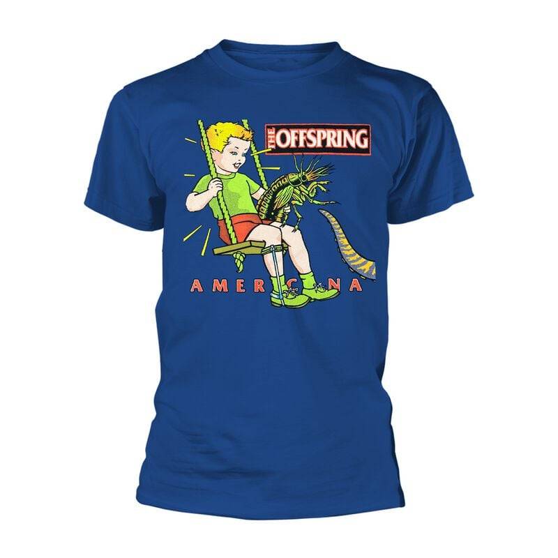 The Offspring T-Shirt - Americana - S bis 3XL - für Männer - Größe XXL - blau  - Lizenziertes Merchandise! von The Offspring