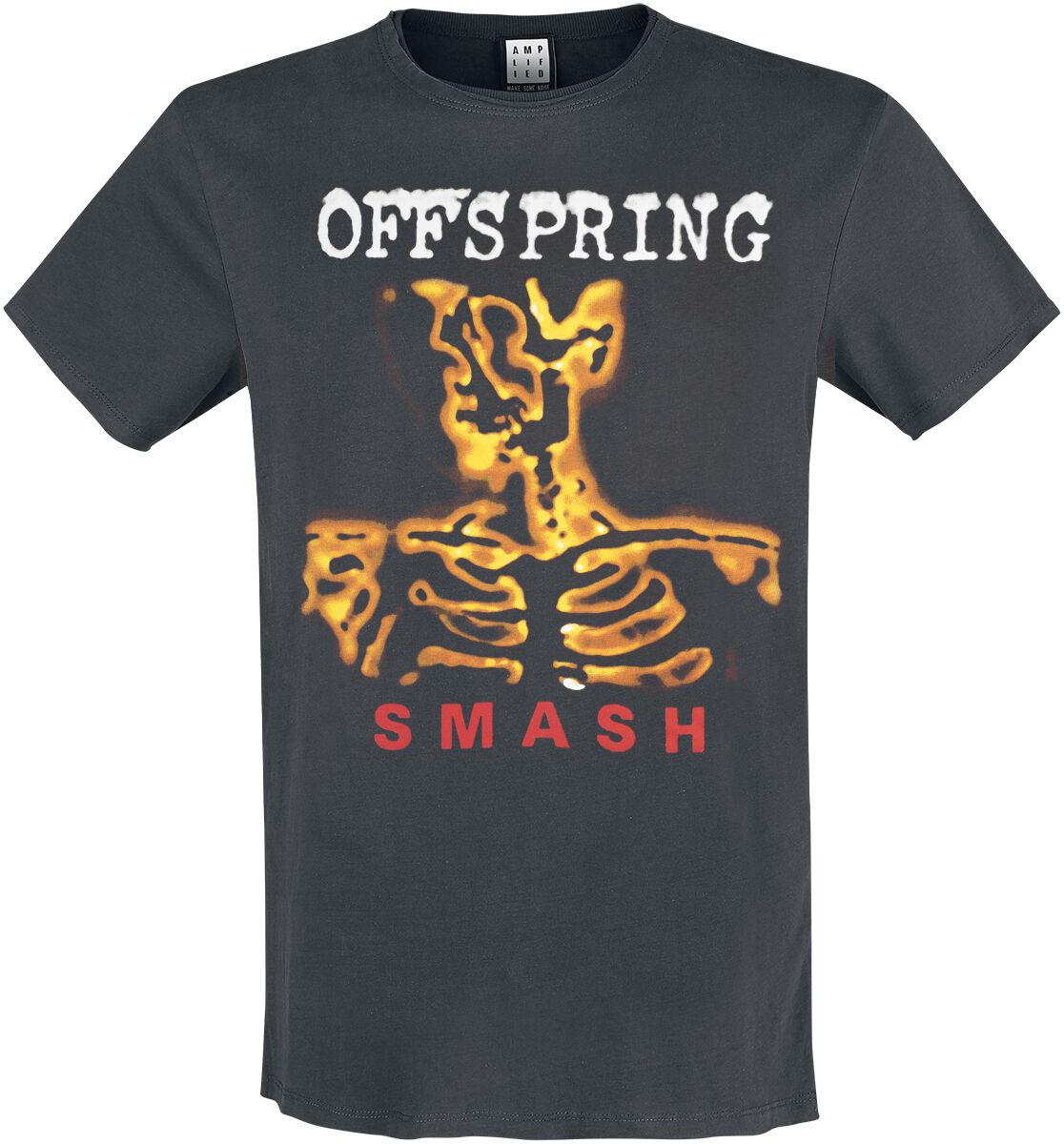The Offspring T-Shirt - Amplified Collection - Smash - S bis 3XL - für Männer - Größe XL - charcoal  - Lizenziertes Merchandise! von The Offspring