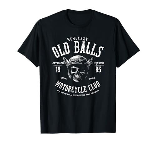 Vintage Motorrad Geburtstag für 1985 Männer 40 Geburtstag T-Shirt Vintage Motorrad Geburtstag für 1985 Männer 40 Geburtstag T-Shirt von The Old Balls Club