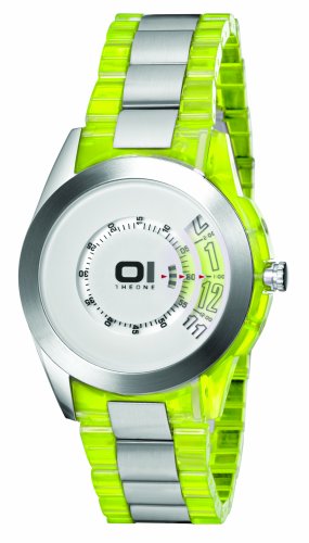 The One - Binary Watch Herren-Armbanduhr Turning Disc Analog Quarz AN08G01 von 01TheOne