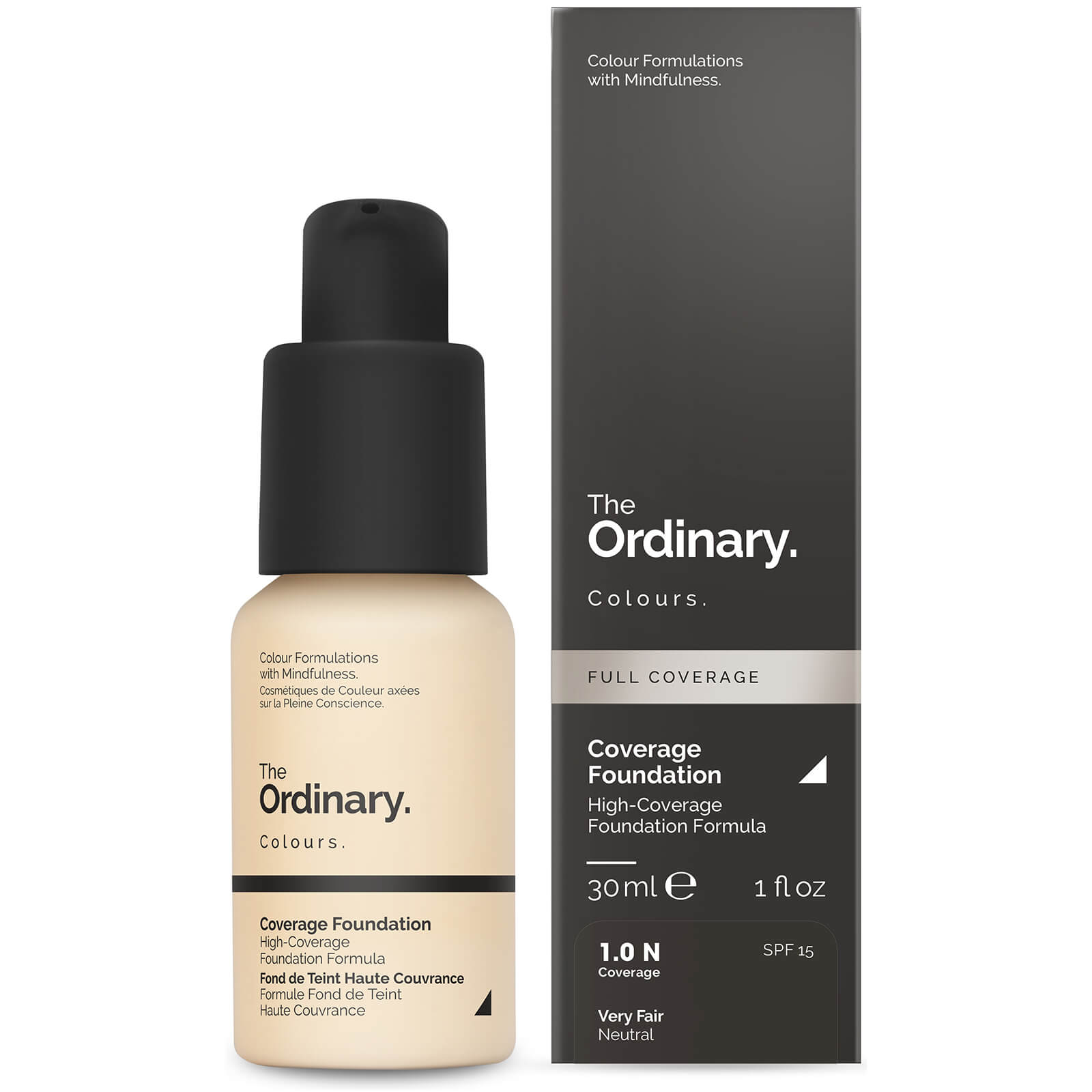 The Ordinary Coverage Foundation with SPF 15 by The Ordinary Colours 30 ml (verschiedene Farbtöne) - 3.3N von The Ordinary