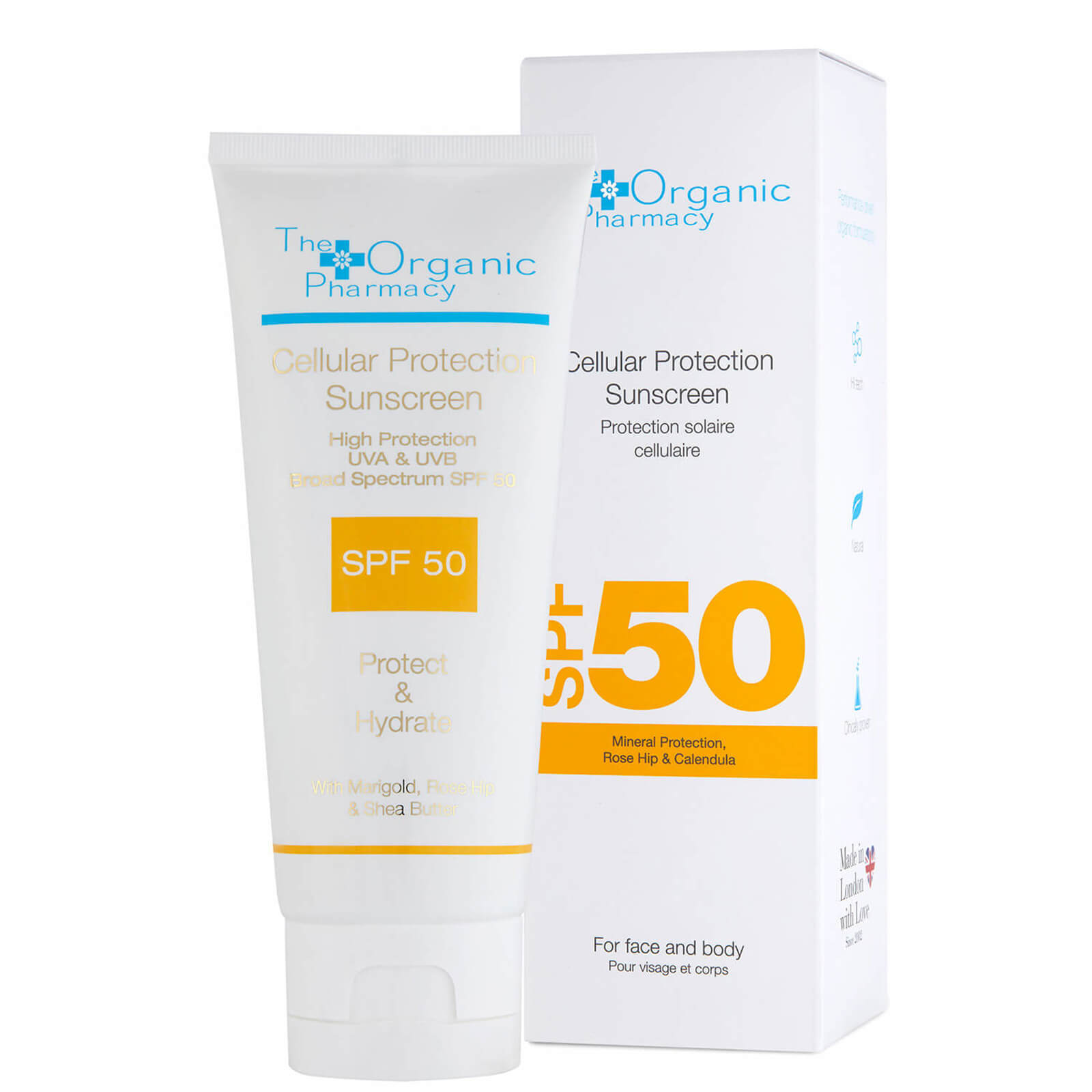 The Organic Pharmacy Cellular Protection SPF50 Sun Cream 100ml von The Organic Pharmacy