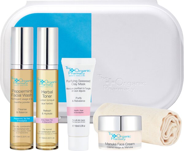 The Organic Pharmacy Clear Skincare Kit von The Organic Pharmacy