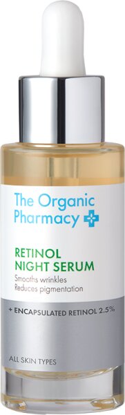 The Organic Pharmacy Retinol Night Serum2,5 % Anti Aging 30 ml von The Organic Pharmacy
