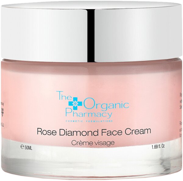 The Organic Pharmacy Rose Diamond Face Cream Anti Aging 50 ml von The Organic Pharmacy