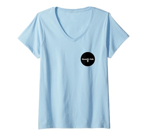 Damen The Phoenician Scheme Marseille Bob’s Cityscape Front & Back T-Shirt mit V-Ausschnitt Damen The Phoenician Scheme Marseille Bob’s Cityscape Front & Back T-Shirt mit V-Ausschnitt von The Phoenician Scheme