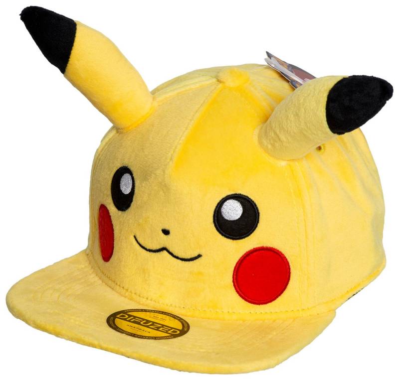The Pokémon Company Snapback Cap Pokémon - Kappe - Pikachu Plüsch (NEU & OVP) von The Pokémon Company