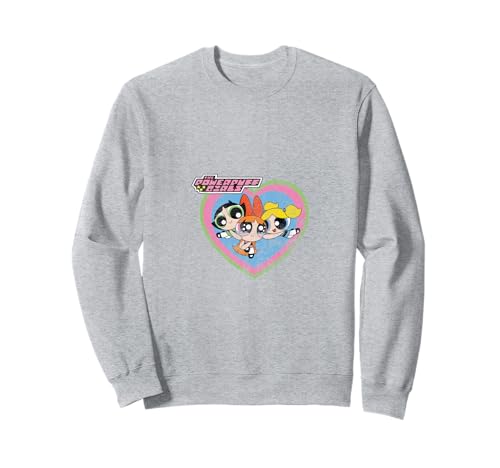 Die Powerpuff Girls Faded Heart PAPL2218 Sweatshirt von The Powerpuff Girls