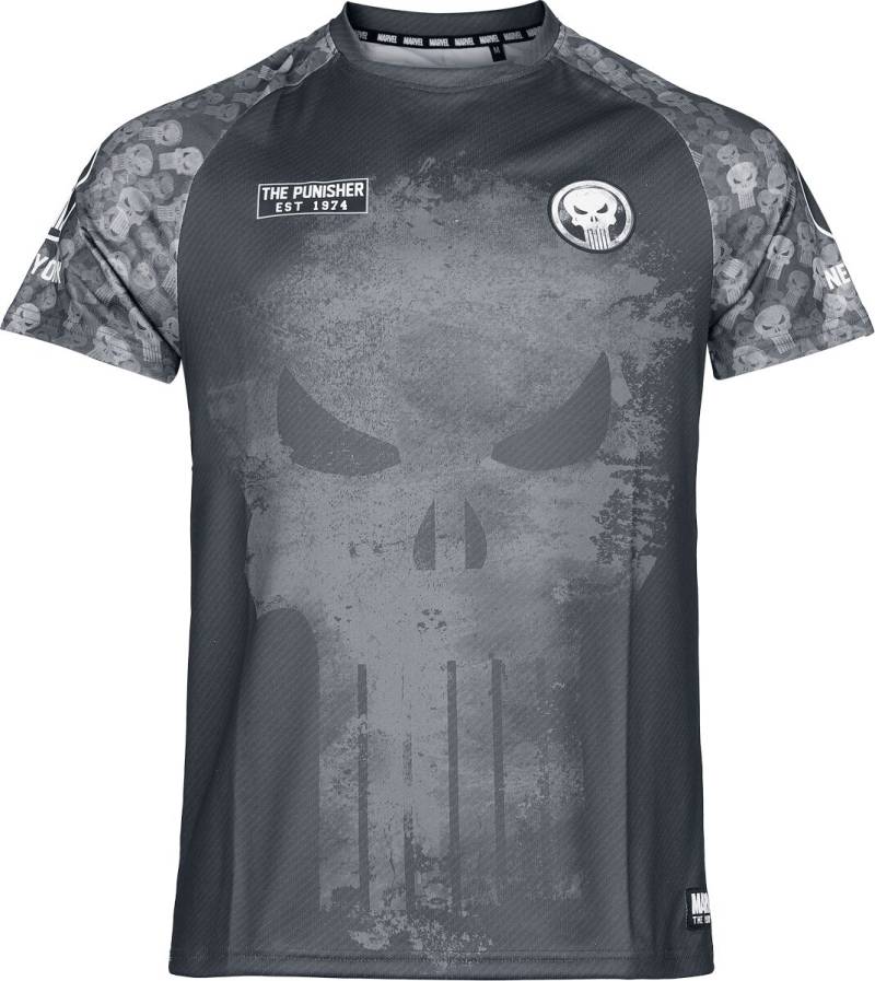 The Punisher 74 - Soccer Jersey Trikot schwarz in S von The Punisher