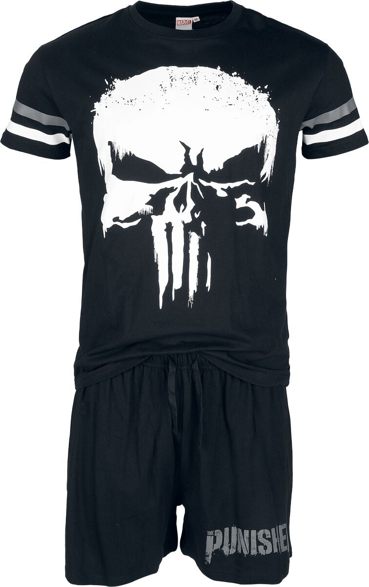 The Punisher - Disney Schlafanzug - The Punisher - Skull - S bis XXL - für Männer - Größe M - schwarz  - EMP exklusives Merchandise! von The Punisher