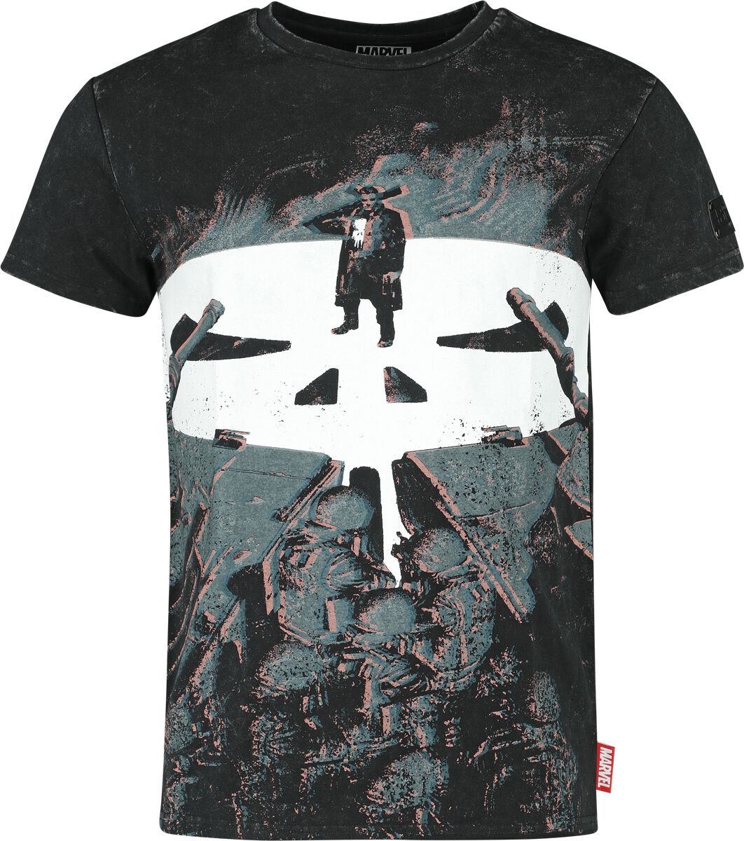 The Punisher - Disney T-Shirt - Skull - S bis XXL - für Männer - Größe L - schwarz  - EMP exklusives Merchandise! von The Punisher