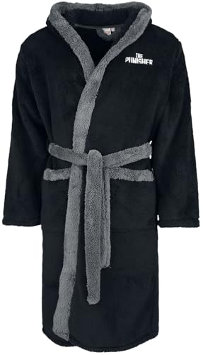 The Punisher Logo Unisex Bademantel Multicolor S-M 100% Polyester Fan-Merch, Filme, TV-Serien von The Punisher