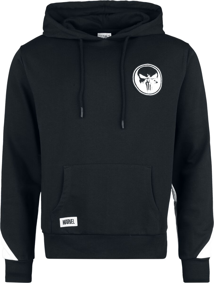 The Punisher - Marvel Kapuzenpullover - Skull - S bis L - für Männer - Größe L - schwarz/weiß  - EMP exklusives Merchandise! The Punisher - Marvel Kapuzenpullover - Skull - S bis L - für Männer - Größe L - schwarz/weiß  - EMP exklusives Merchandise! von The Punisher