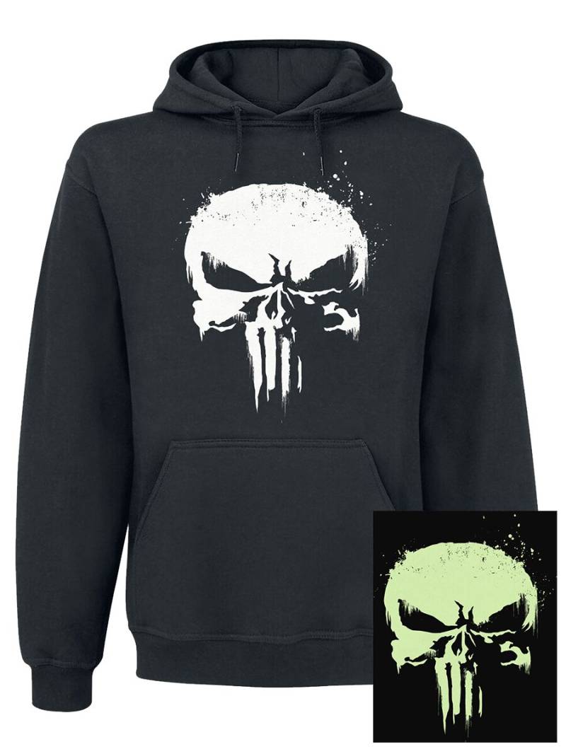 The Punisher - Marvel Strickpullover - Skull - Glow In The Dark - S bis XXL - für Männer - Größe L - schwarz  - Lizenzierter Fanartikel von The Punisher