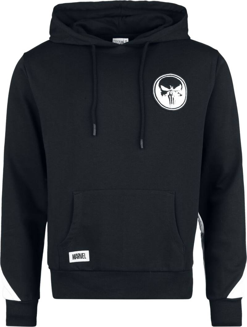 The Punisher Skull Kapuzenpullover schwarz weiß in M von The Punisher