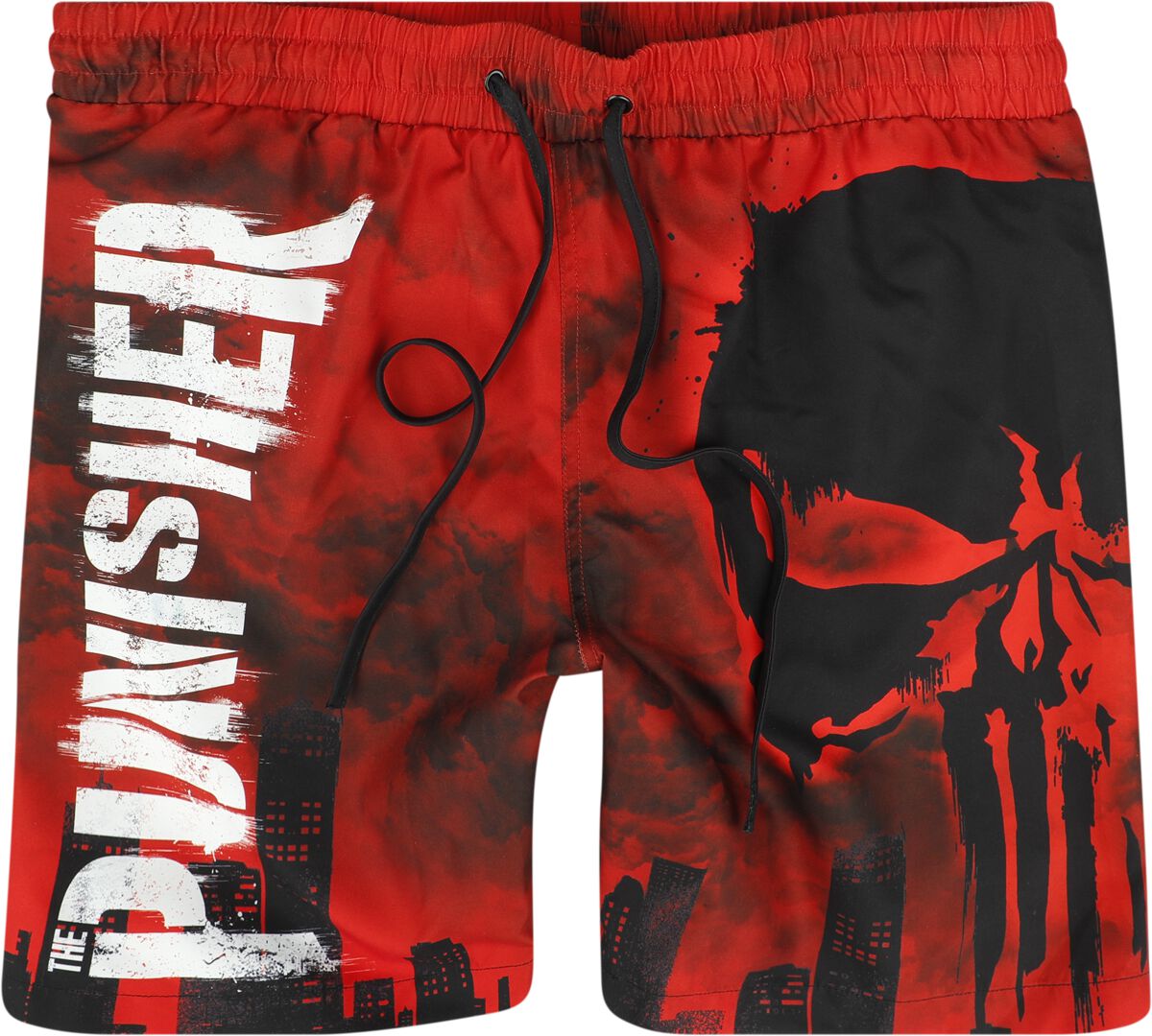 The Punisher Skull - Red Desaster Badeshort multicolor in M von The Punisher