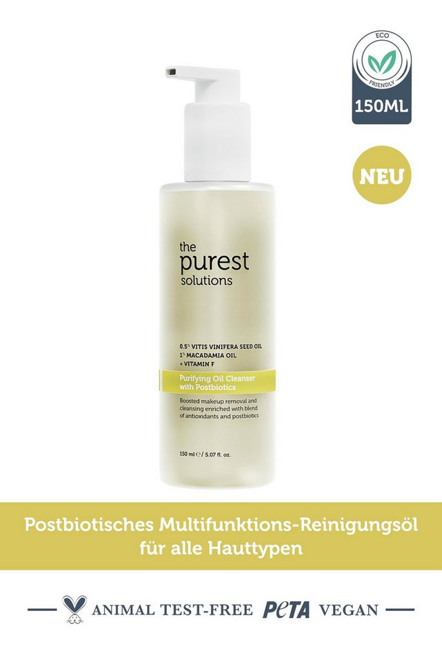 The Purest Solutions Make-up-Entferner The Purest Solutions Multifunktionales Reinigungsöl mit Postbiotika 15 von The Purest Solutions