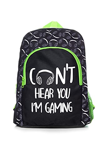 Can't Hear You I'm Gaming Schultasche, Kinder Jungen Gamer Rucksack von The Pyjama Factory