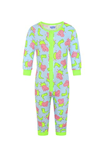 The Pyjama Factory Jungen Schlafanzug George Pig 1 bis 5 Jahre Peppa Pig George All in One Dinosaurier George Blau Gr. 98, blau von The Pyjama Factory