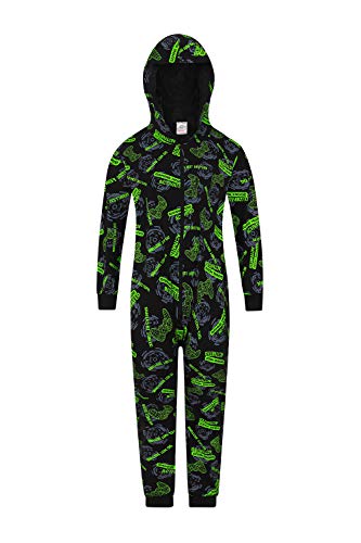 The Pyjama Factory Jungen Spiel-Modus aktivierter Gaming-Schlafanzug., grün, 10-11 Jahre von The Pyjama Factory