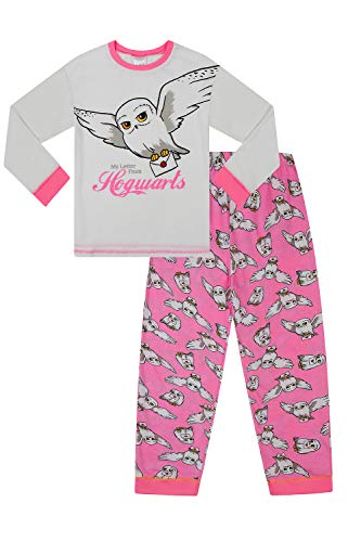 Mädchen Harry Potter Schlafanzug Hedwig I Got My Letter Hogwarts Pyjama 7 bis 14 Jahre, rose, 9-10 Jahre von The PyjamaFactory