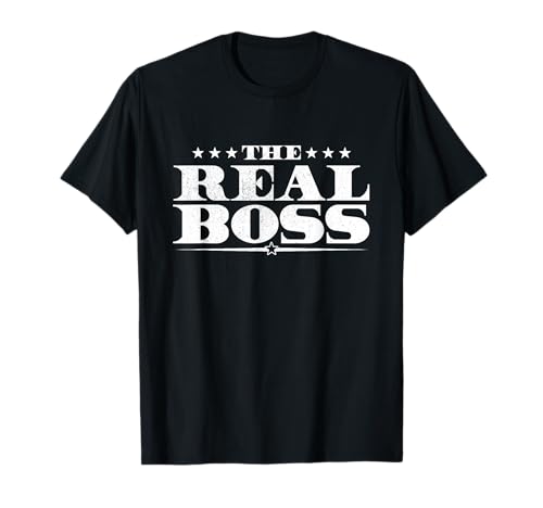 Funny The Real Boss | Baby Neugeborene Kinder | Sohn Tochter T-Shirt Funny The Real Boss | Baby Neugeborene Kinder | Sohn Tochter T-Shirt von The Real Boss Baby Children Son Daughter Gift