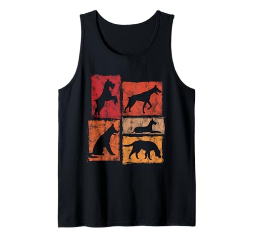 Lustige Hunde-Liebhaber-Grafik mit Allen Hunden für Männer, Frauen, Kinder Tank Top von The Retro Dog Lover Graphics For Men Women Kids