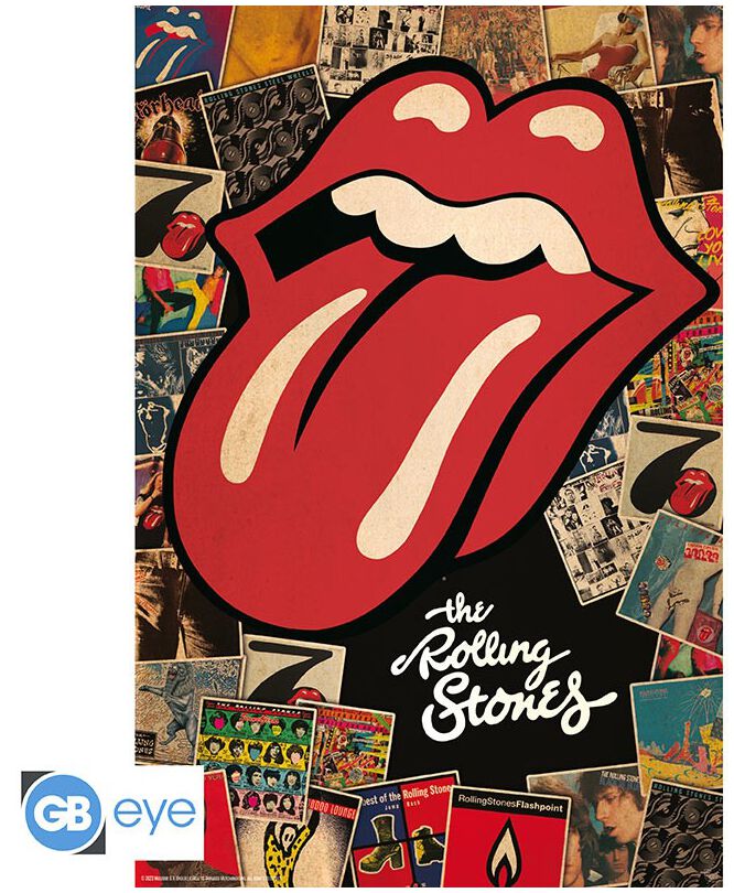 The Rolling Stones Collage Poster multicolor von The Rolling Stones