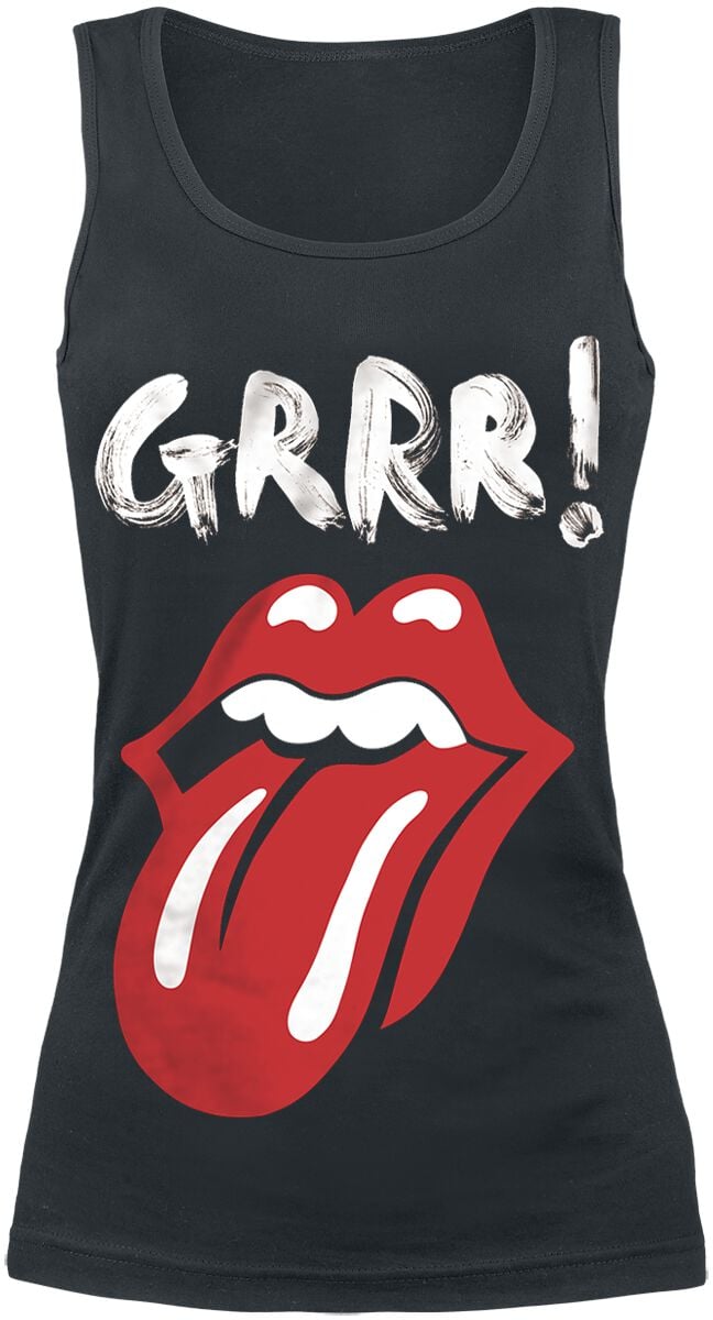 The Rolling Stones Grrr! Top schwarz in XXL von The Rolling Stones