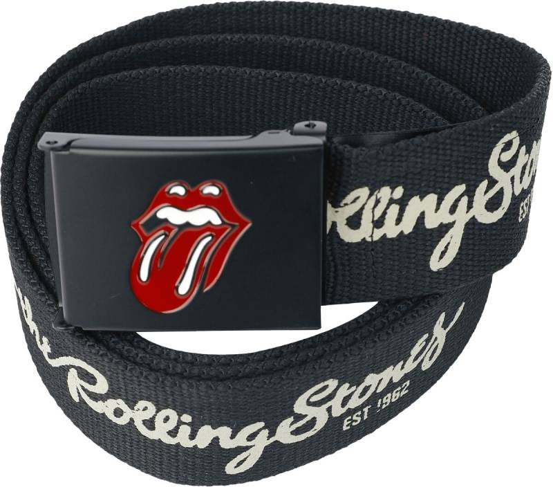 The Rolling Stones Gürtel - Logo - schwarz  - EMP exklusives Merchandise! von The Rolling Stones