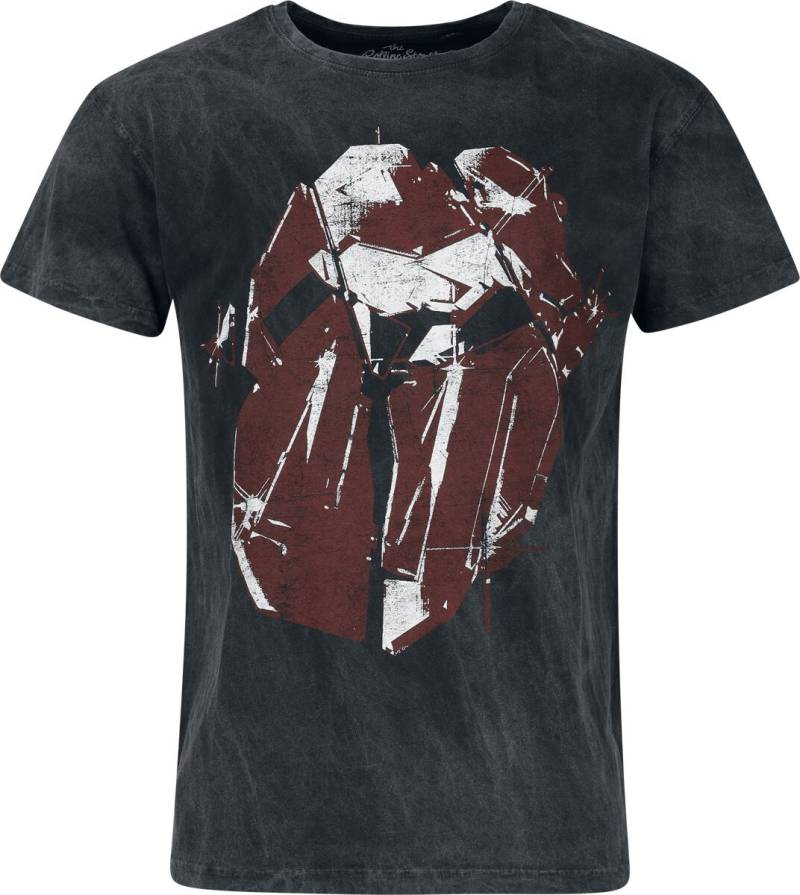 The Rolling Stones Hackney Diamonds Tongue T-Shirt charcoal in S von The Rolling Stones