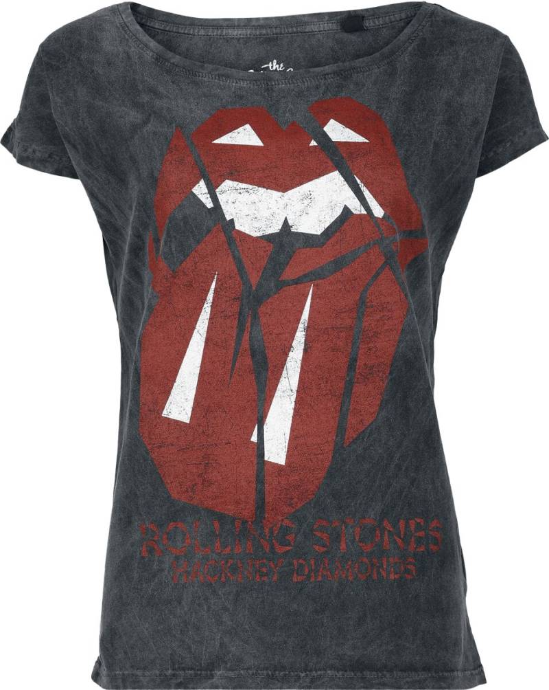The Rolling Stones Hackney diamonds T-Shirt charcoal in M von The Rolling Stones