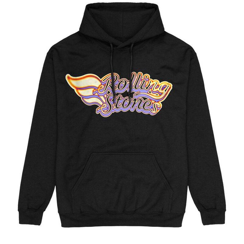 The Rolling Stones Kapuzenpullover - Racing Logo - S bis 3XL - für Männer - Größe XL - schwarz  - Lizenziertes Merchandise! von The Rolling Stones