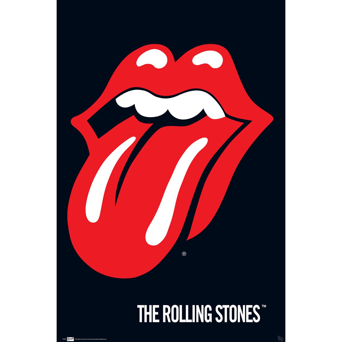 The Rolling Stones Lips Poster multicolor von The Rolling Stones