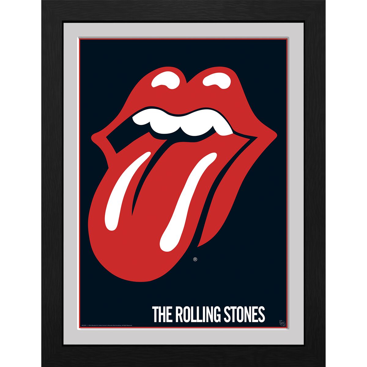 The Rolling Stones Lips Poster multicolor von The Rolling Stones