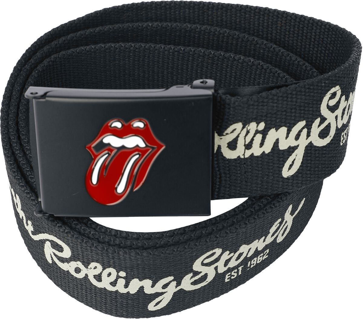 The Rolling Stones Logo Gürtel schwarz von The Rolling Stones