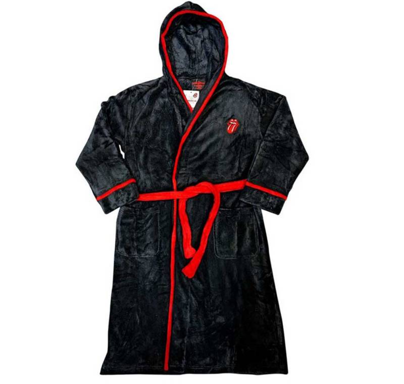 The Rolling Stones Morgenmantel Classic Tongue, Plüsch Flauschig Robe von The Rolling Stones