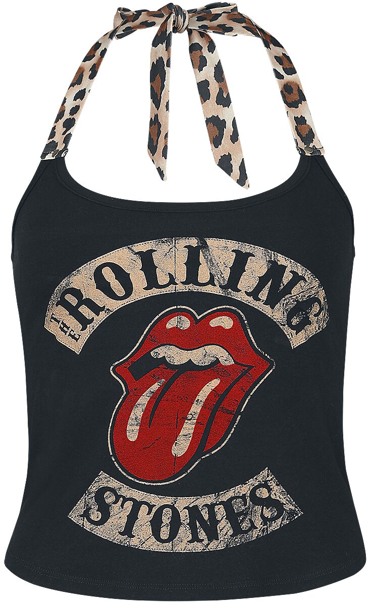 The Rolling Stones Neckholder - EMP Signature Collection - M bis XXL - für Damen - Größe XL - schwarz/multicolor  - EMP exklusives Merchandise! von The Rolling Stones