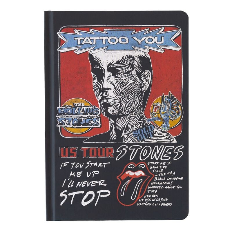 The Rolling Stones Notizbuch A5 The Rolling Stones Notizbuch multicolor von The Rolling Stones