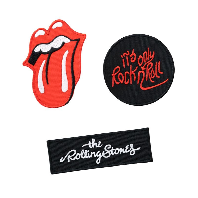 The Rolling Stones Patch - Patches 3-er Set the Rolling Stones   - Lizenziertes Merchandise! von The Rolling Stones