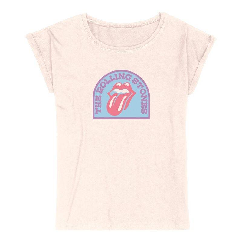 The Rolling Stones Sweet Little Tongue T-Shirt rosa in S von The Rolling Stones