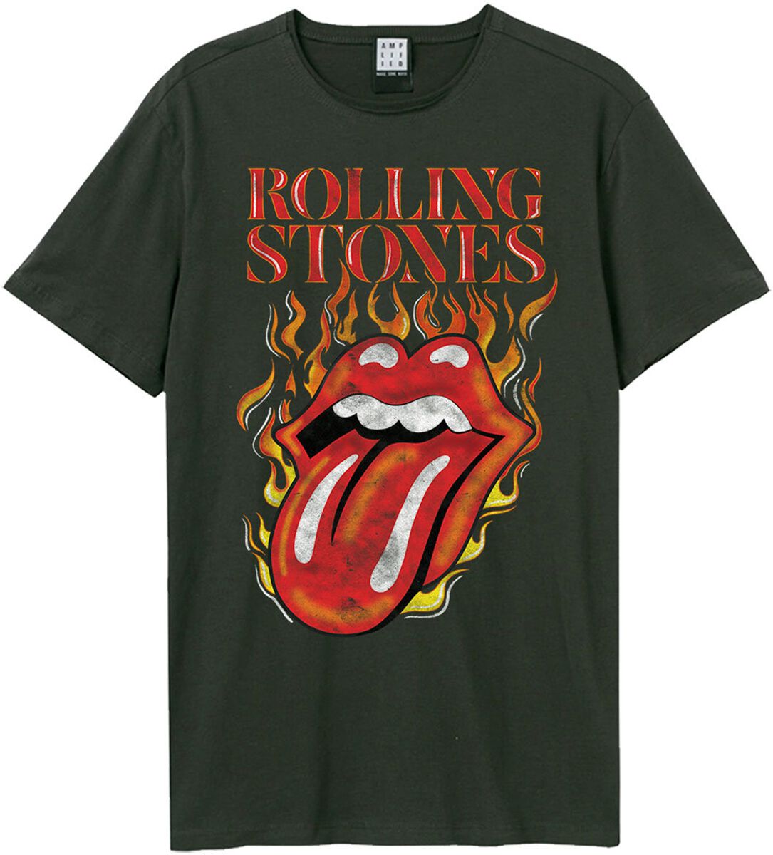 The Rolling Stones T-Shirt - Amplified Collection - Hot Tongue - XS bis XXL - für Männer - Größe XL - charcoal - Lizenziertes Merchandise! The Rolling Stones T-Shirt - Amplified Collection - Hot Tongue - XS bis XXL - für Männer - Größe XL - charcoal - Lizenziertes Merchandise! von The Rolling Stones